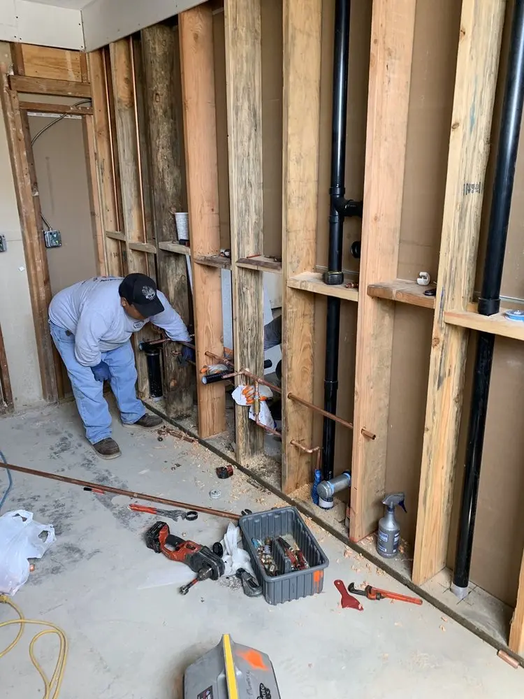 Commercial rough-in plumbing for Water Heater Replacement in Randall Hills